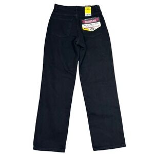 Deadstock Rustler Kids Black‎ High Rise Relaxed Fit Denim Jeans Size 16